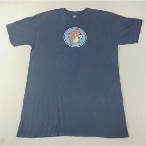 Buc-ee's Holding It Till Shirt Mens Large Blue Beaver Logo Graphic Tee Travel
